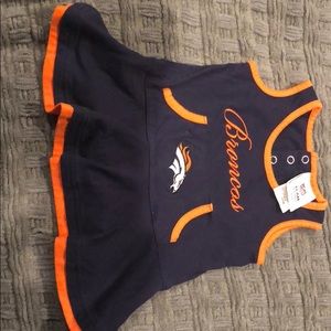 Denver Broncos girls dress 6-9 months